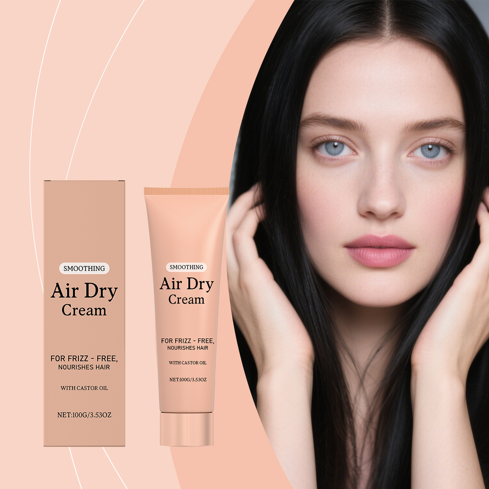 Hair Care For Curly Dry Hair - Krim Perawatan Rambut Kenyal Menutrisi Memperbaiki