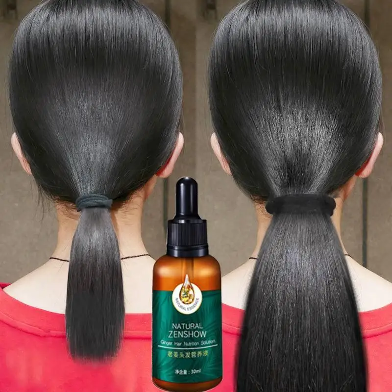 Hair Care Herbal Products - Minyak esensial penumbuh rambut jahe, minyak