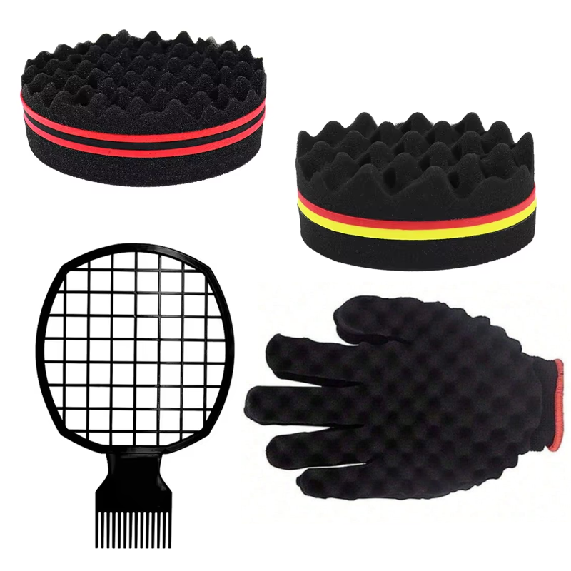 Afro Pick Comb - 2 buah Sisir Spons Afro Twist