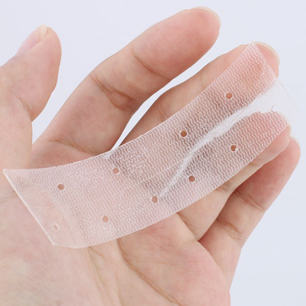 Hair Extension Tape In - 36/72 Buah Pita Dua Sisi Hitam