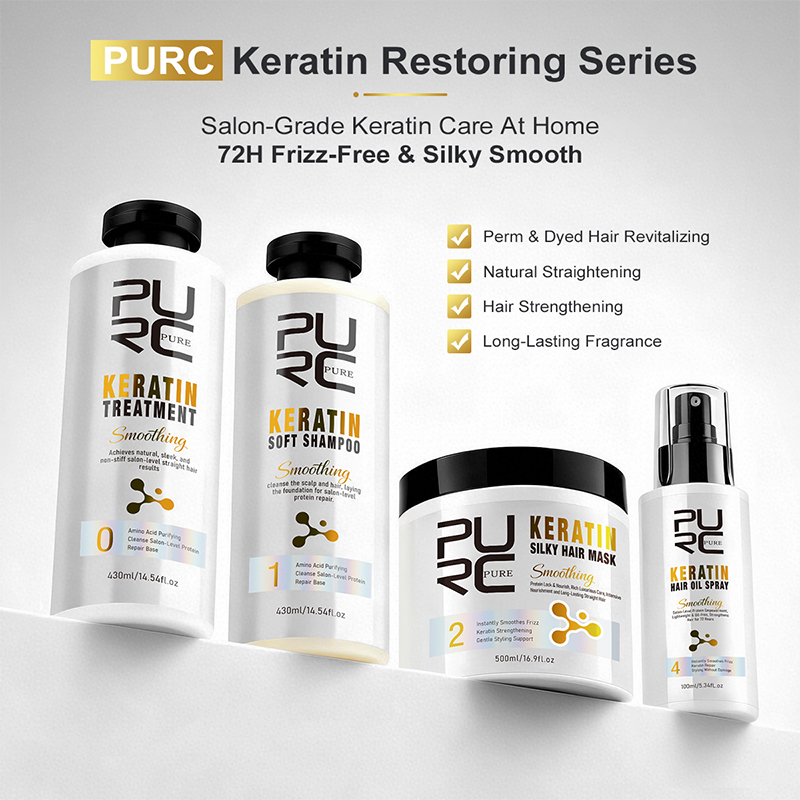 Hair Care Keratin Treatment - Perawatan Rambut PURC Keratin Treatment Set: