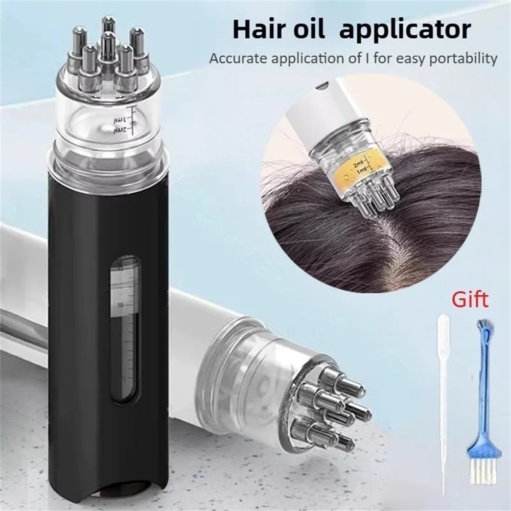 Hair Care Essential Oil - 1 Buah Sisir Cair Aplikator Rambut