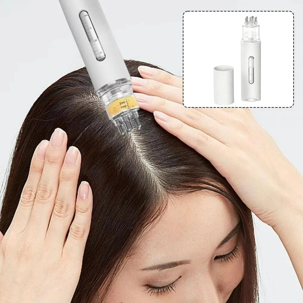 Hair Care Essential Oil - Sisir Pijat Kulit Kepala dengan Aplikator
