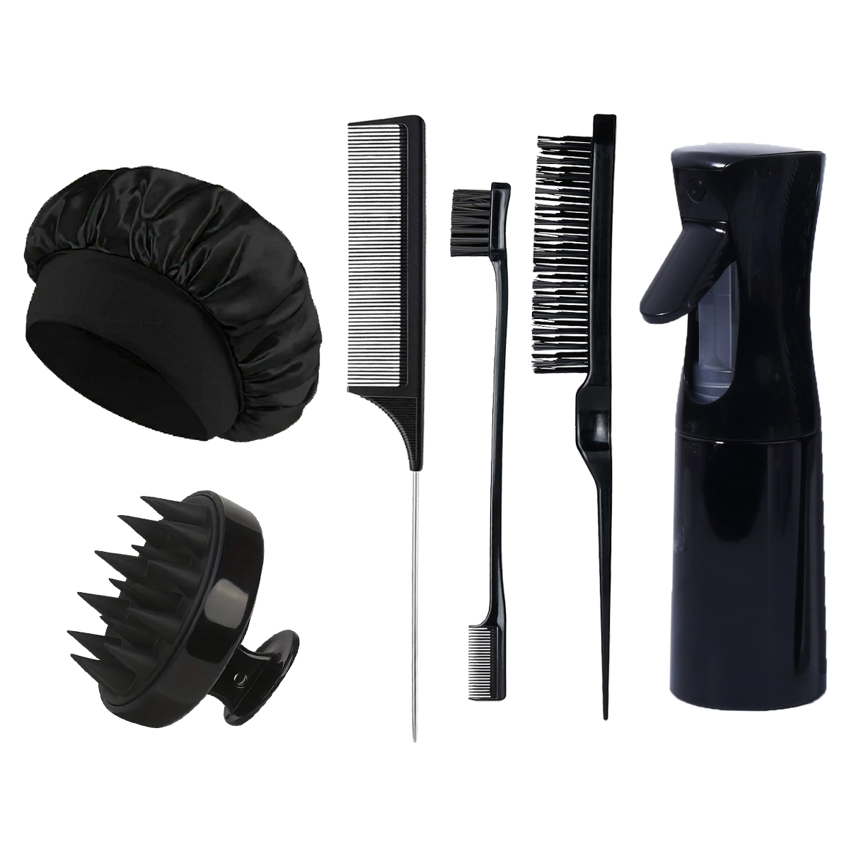 Hair Care Spray - 6 buah set penataan rambut, botol
