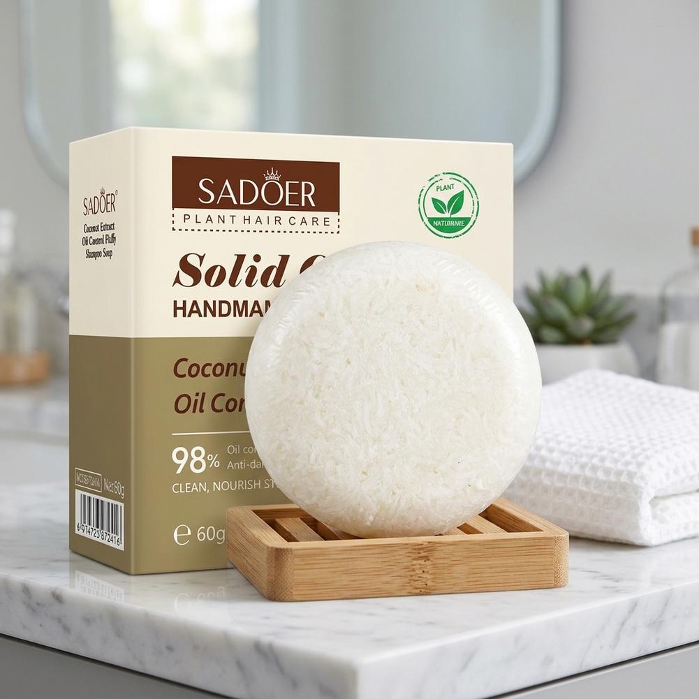 SADOER 60g Sampo Kelapa Seri H - Hair Care Herbal Products ulasan dan harga