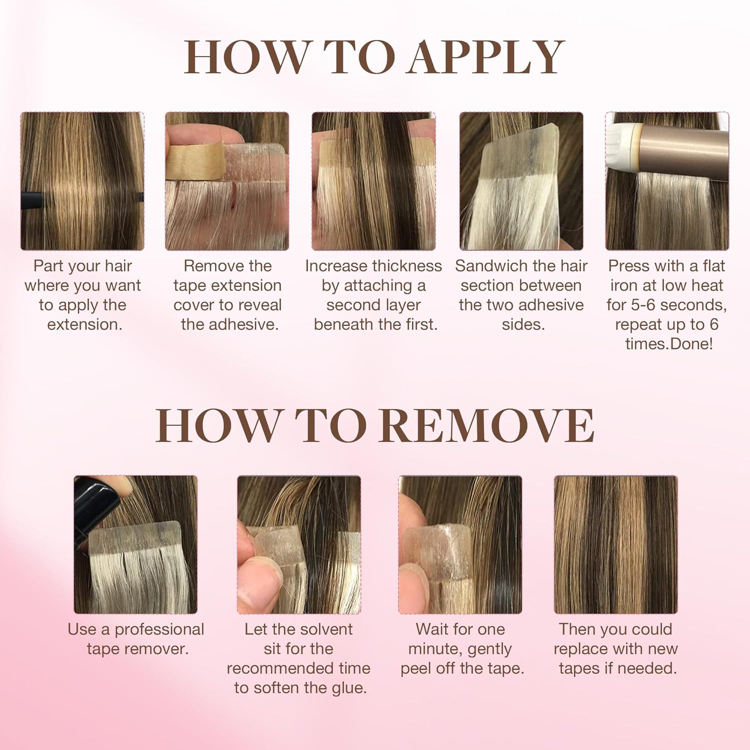 72 Tab (6 Lembar) Pita Ekstens - Hair Extension Tape In ulasan dan harga
