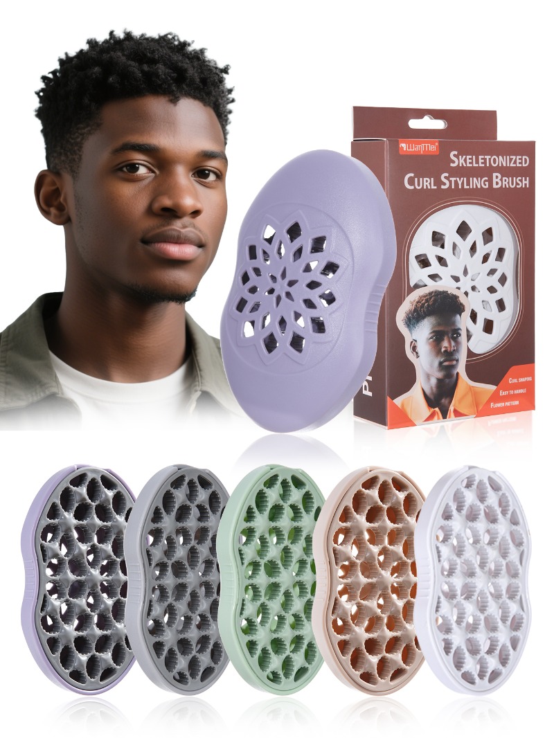1 Buah Sikat Putar Rambut Afri - Afro Pick Comb ulasan dan harga