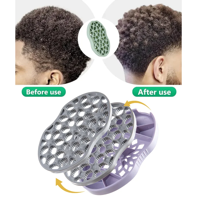 1 Buah Sikat Putar Rambut Afri - Afro Pick Comb ulasan dan harga