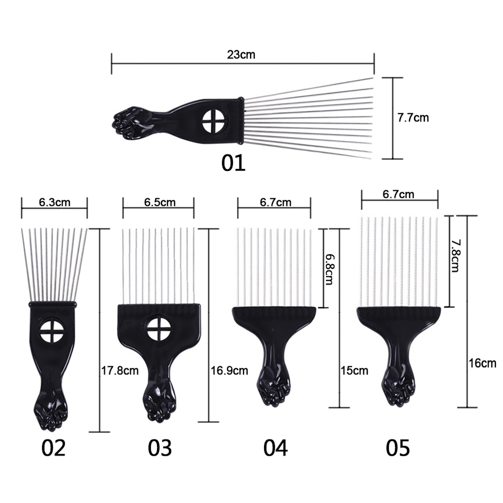 1 Buah Sisir Rambut Afrika Ame - Afro Pick Comb ulasan dan harga