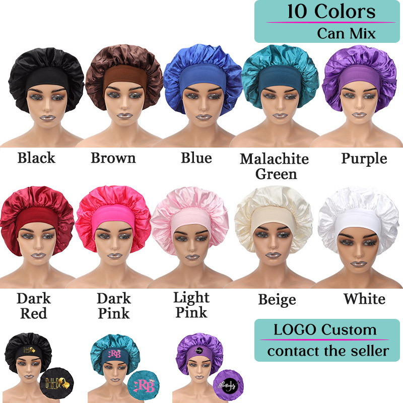 Bonnet Satin 50Pcs Grosir, Bon - Hair Care Logo ulasan dan harga