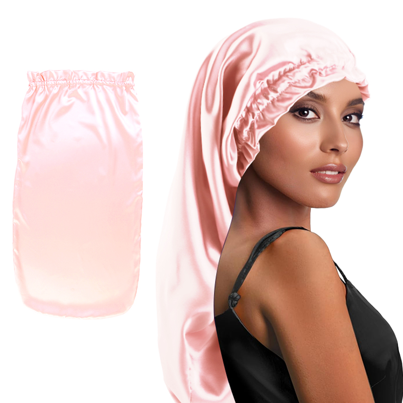 Topi Tidur Satin Panjang Wanit - Hair Care Long Hair ulasan dan harga