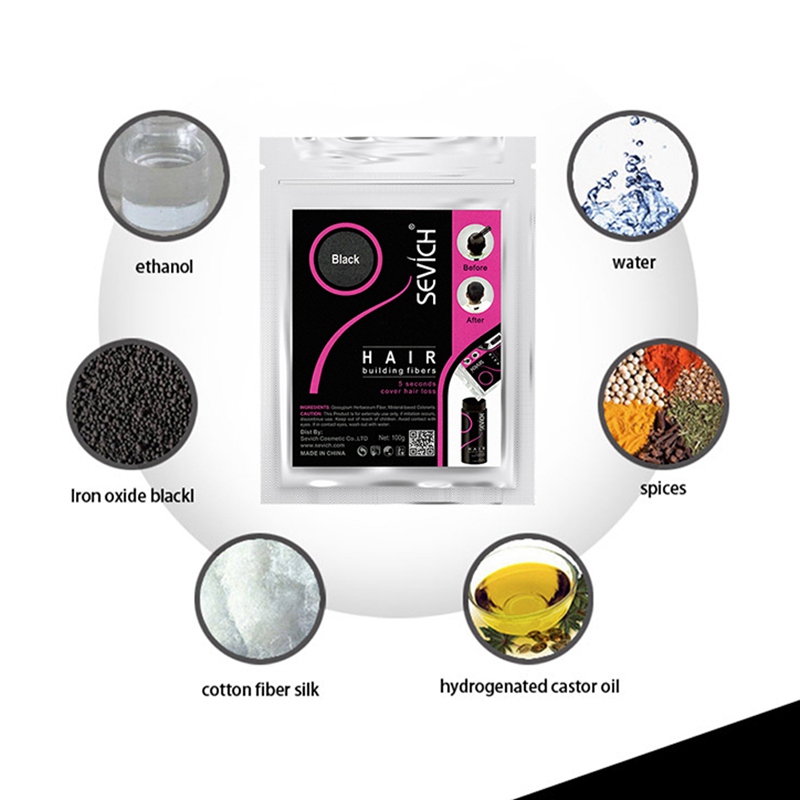 500G SEVICH Serat Rambut Kerat - Hair Care Keratin Treatment ulasan dan harga