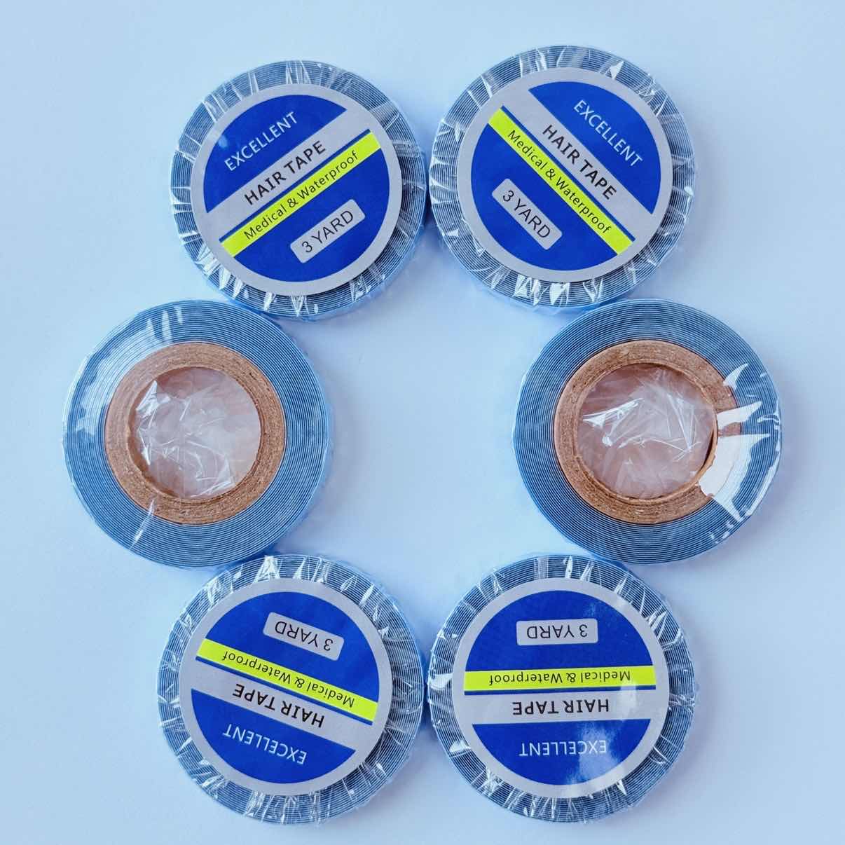 6 Rol Pita Biru Rambut Super P - Hair Extension Tape In ulasan dan harga