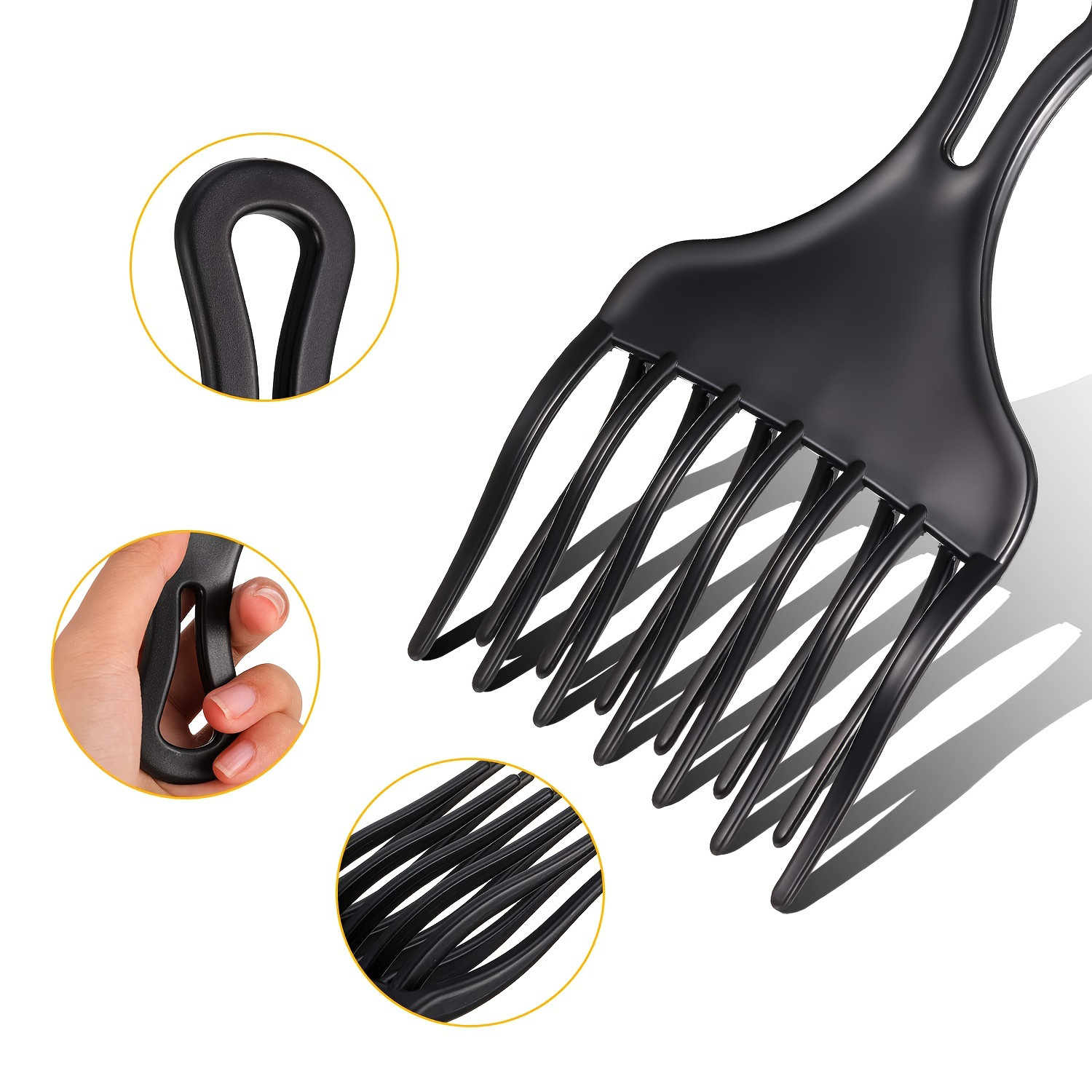 Sisir Gigi Lebar, Sisir Garpu, - Afro Pick Comb ulasan dan harga