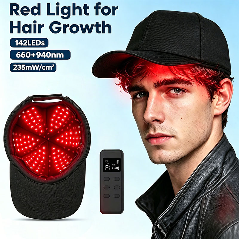 Topi Terapi Cahaya Merah LED u - Hair Care Nutrition ulasan dan harga