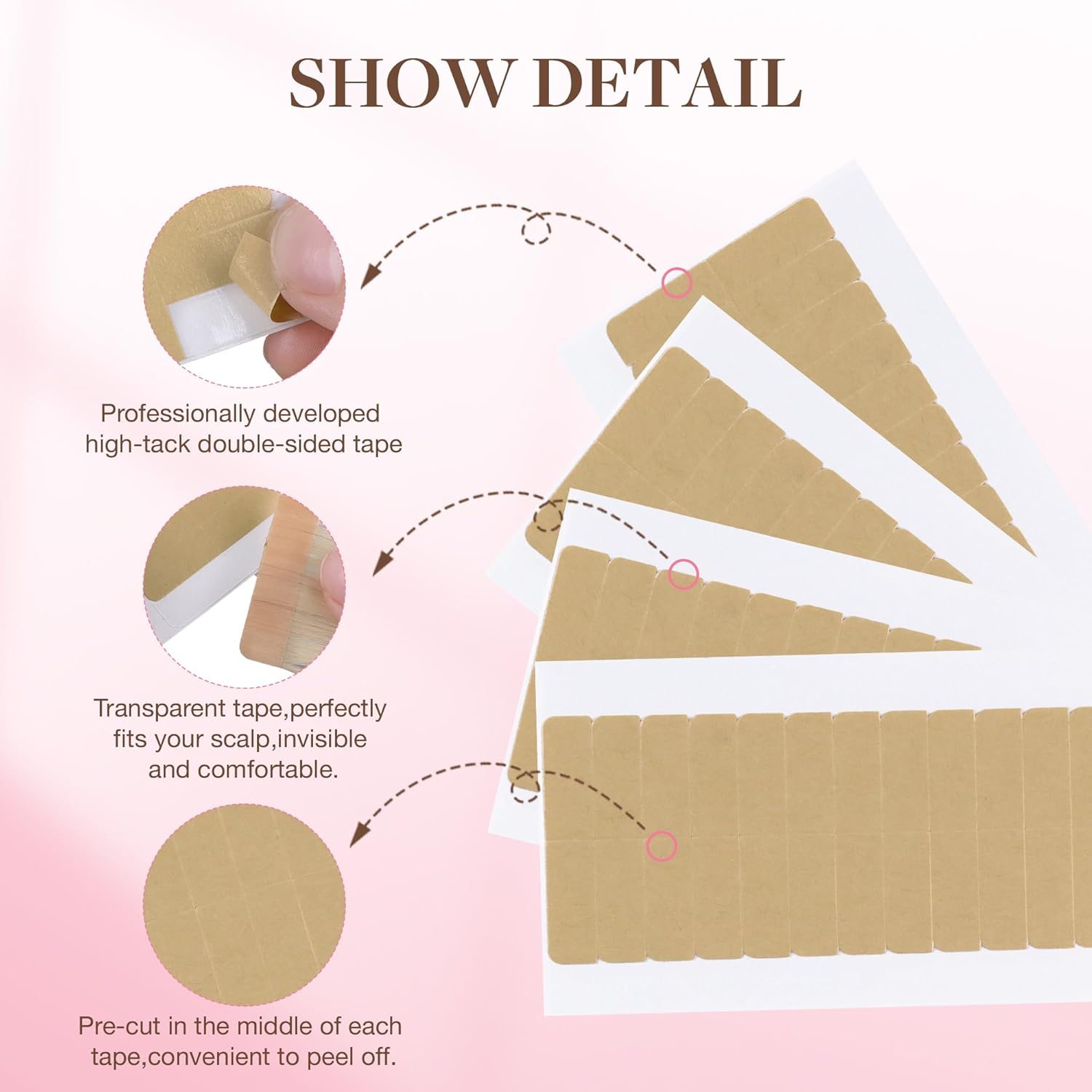 72 Tab (6 Lembar) Pita Ekstens - Hair Extension Tape In ulasan dan harga