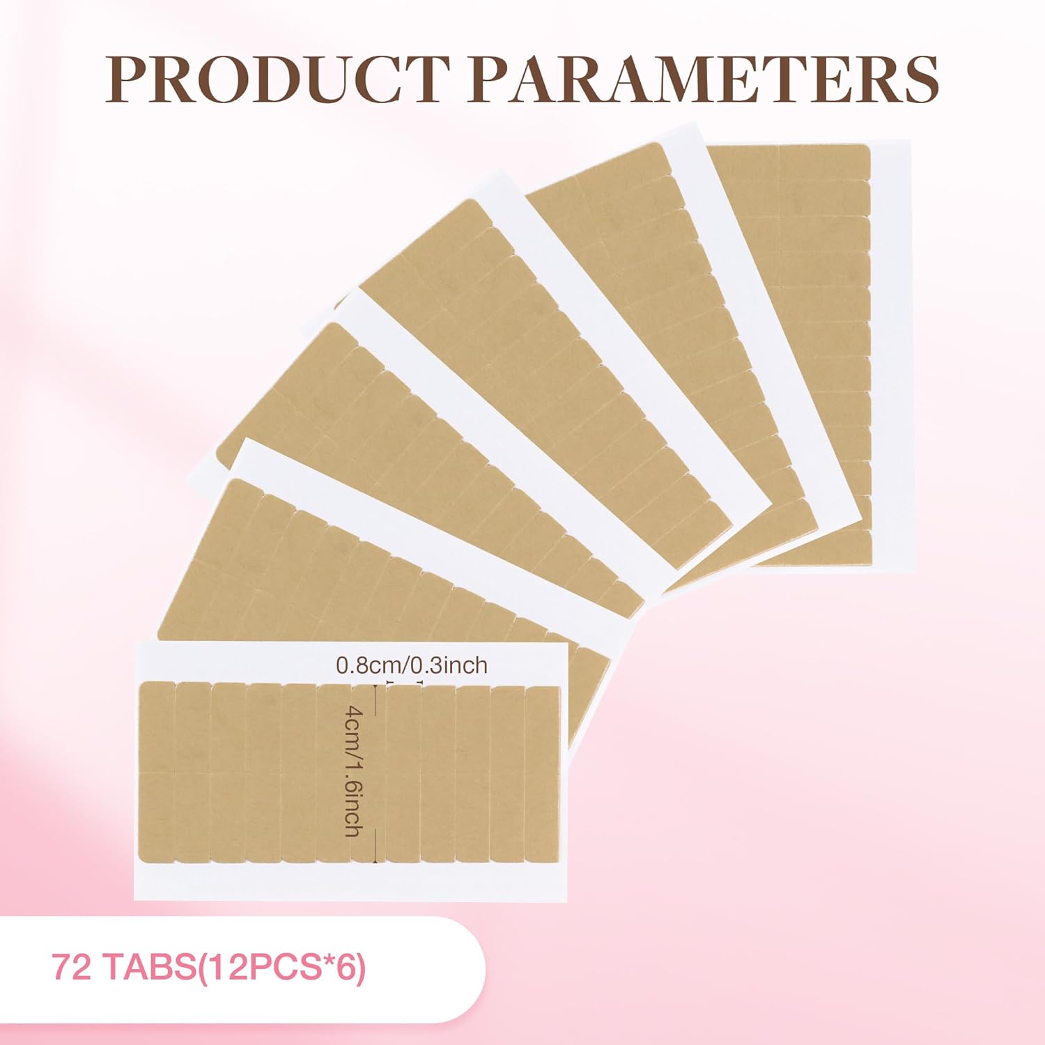 72 Tab (6 Lembar) Pita Ekstens - Hair Extension Tape In ulasan dan harga