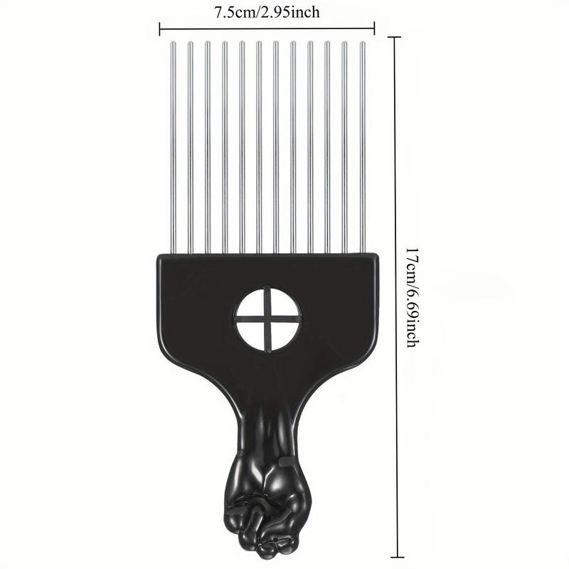 2 Buah Sisir Afro Logam untuk  - Afro Pick Comb ulasan dan harga