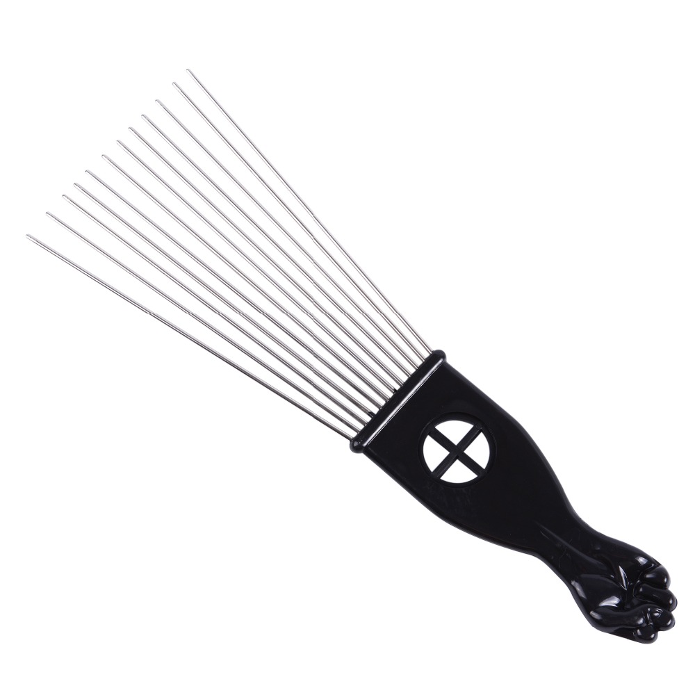 Salon Black Metal Afrika Ameri - Afro Pick Comb ulasan dan harga