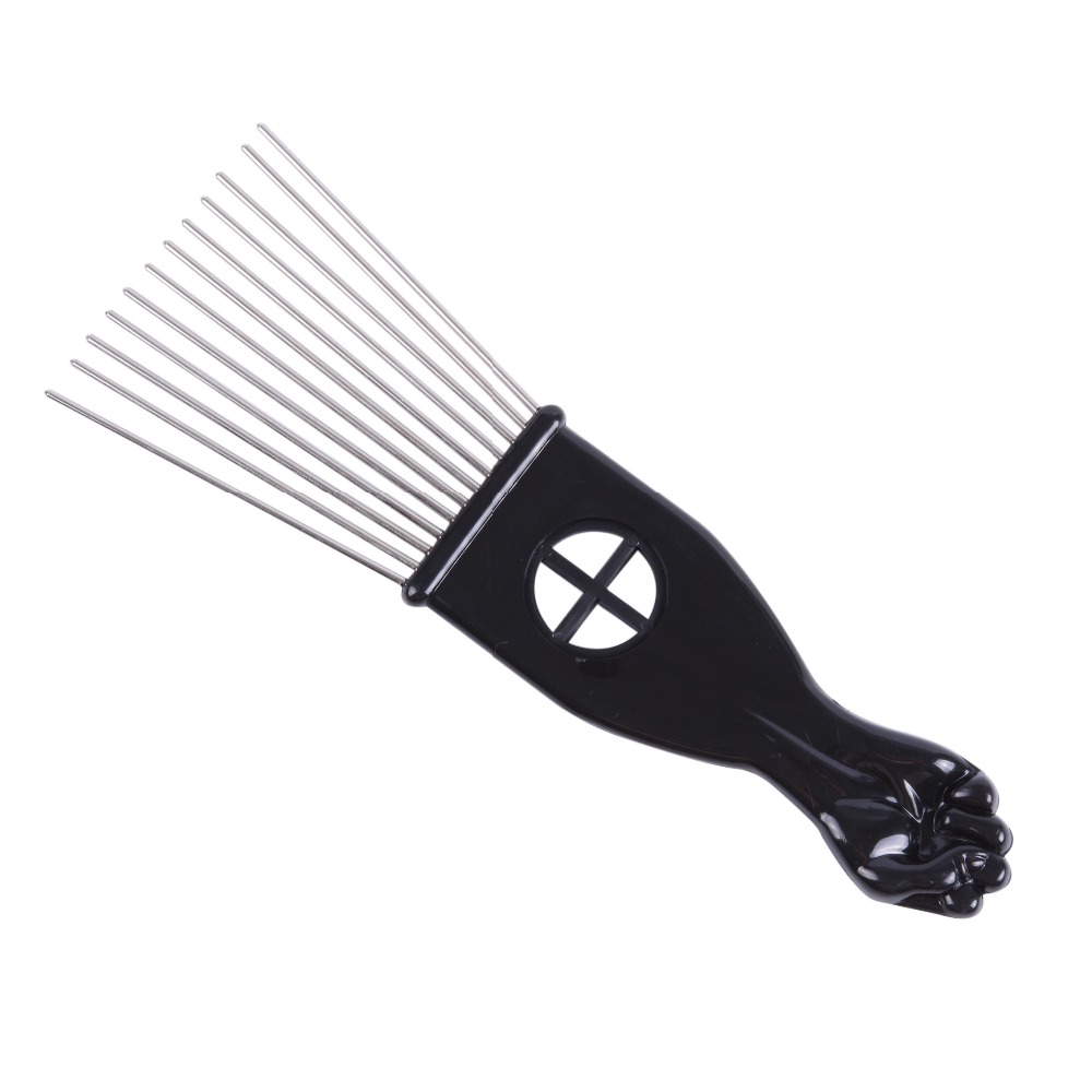 Salon Black Metal Afrika Ameri - Afro Pick Comb ulasan dan harga