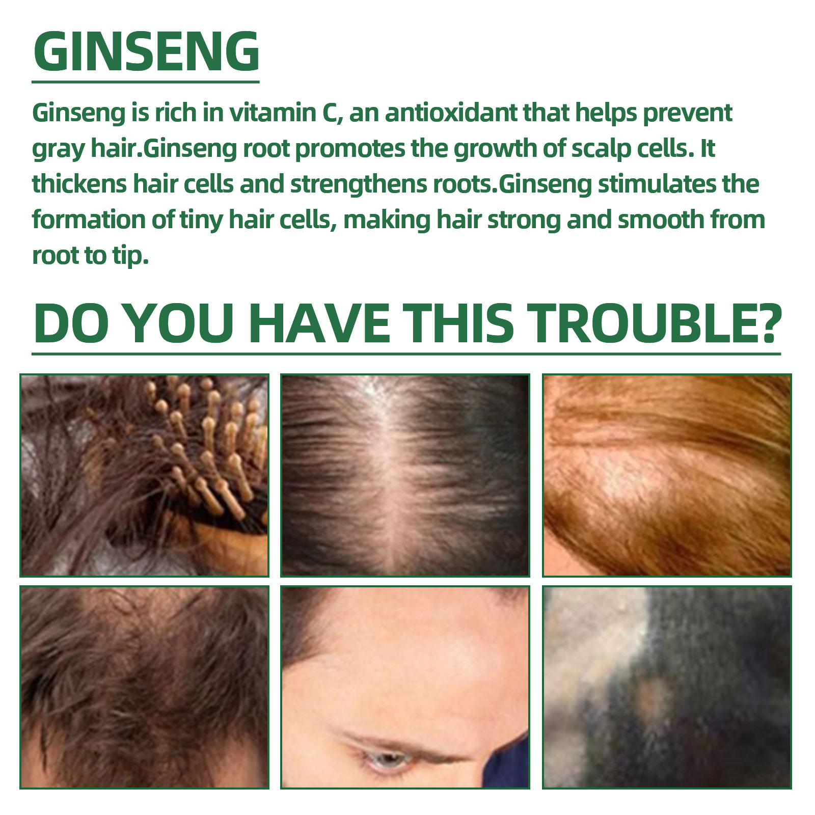 Semprotan perawatan rambut Gin - Hair Care Herbal Products ulasan dan harga