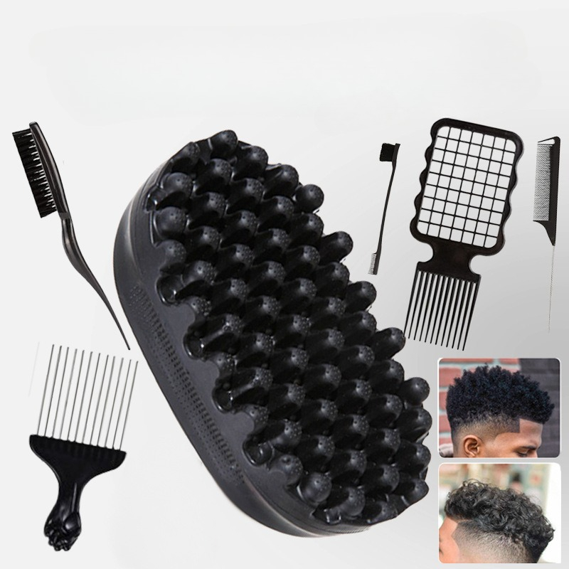 Sikat Spons Rambut Keriting Pr - Afro Pick Comb ulasan dan harga