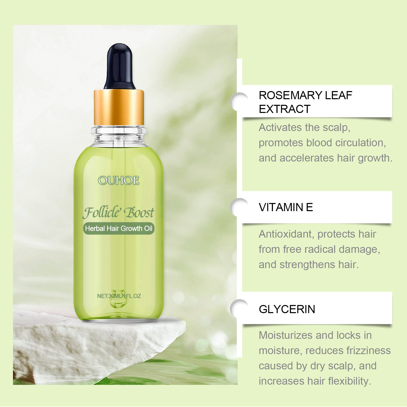 Minyak Penumbuh Rambut Herbal  - Hair Care Herbal Products ulasan dan harga