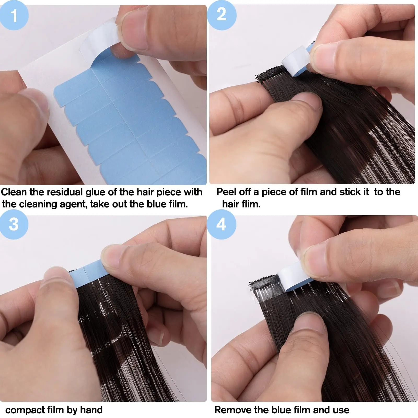 Pita Perekat Rambut Sistem Pen - Hair Extension Tape In ulasan dan harga