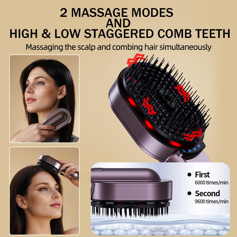 Sisir pijat 4-in-1 sisir rambu - Hair Care Essential Oil ulasan dan harga