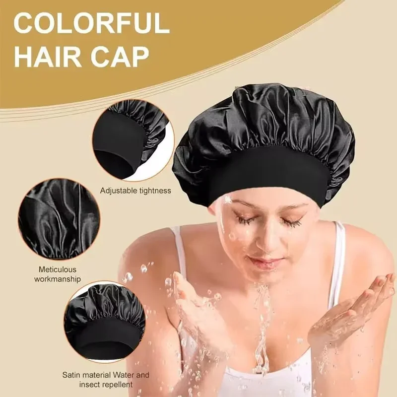 Bonnet Tidur Satin Besar Berla - Hair Care Long Hair ulasan dan harga