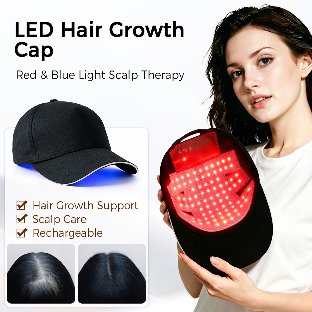 Topi Terapi Cahaya Merah Biru  - Hair Care Nutrition ulasan dan harga