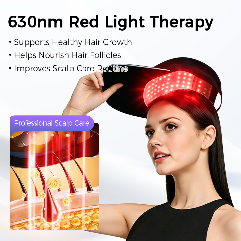 Topi Terapi Cahaya Merah Biru  - Hair Care Nutrition ulasan dan harga