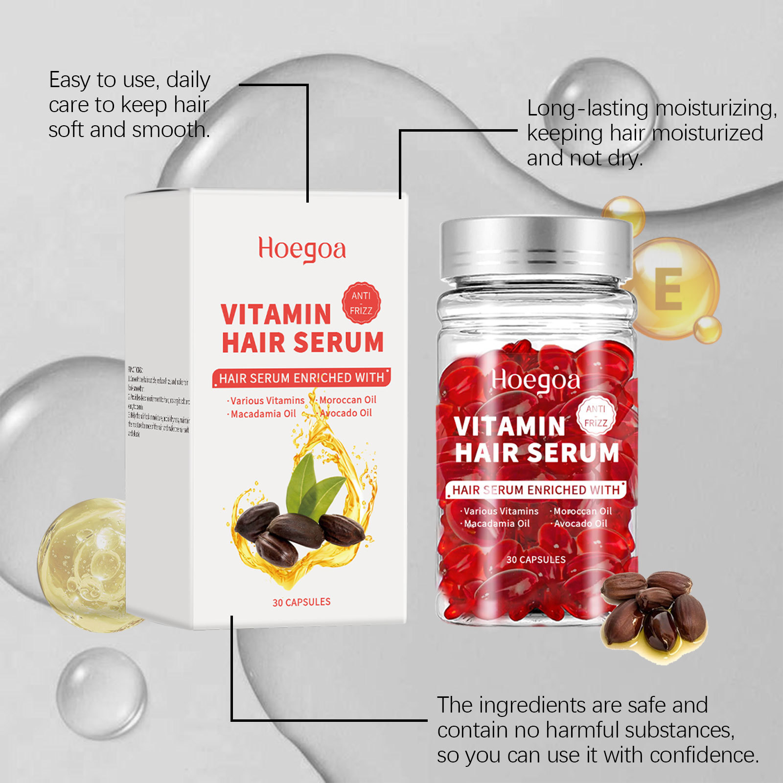 Kapsul Serum Perawatan Rambut  - Hair Care Long Hair ulasan dan harga